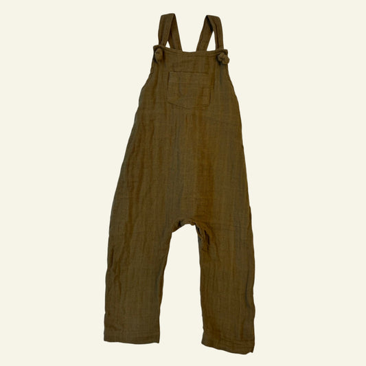 Jamie Kay brown overalls size 6-12 months