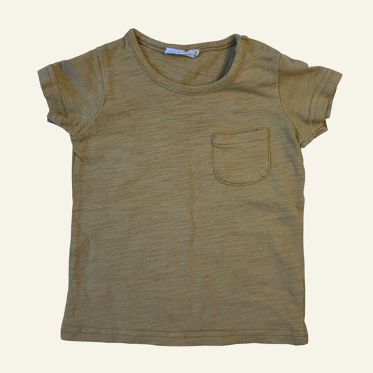 Jamie Kay mustard yellow t-shirt size 6-12 months