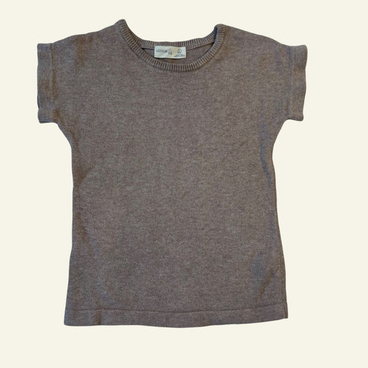 Miann & Co brown knit top size 6-12 months