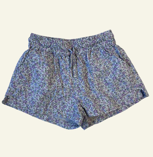 Cotton On purple floral shorts size 3