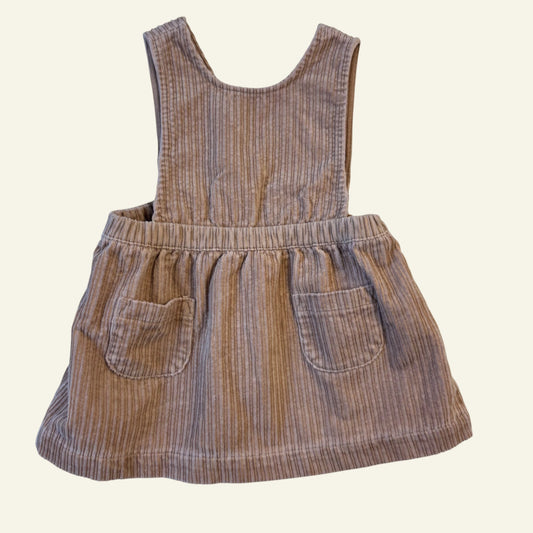 Anko dusty pink pinafore size 2