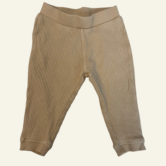 Target beige waffle leggings size 1