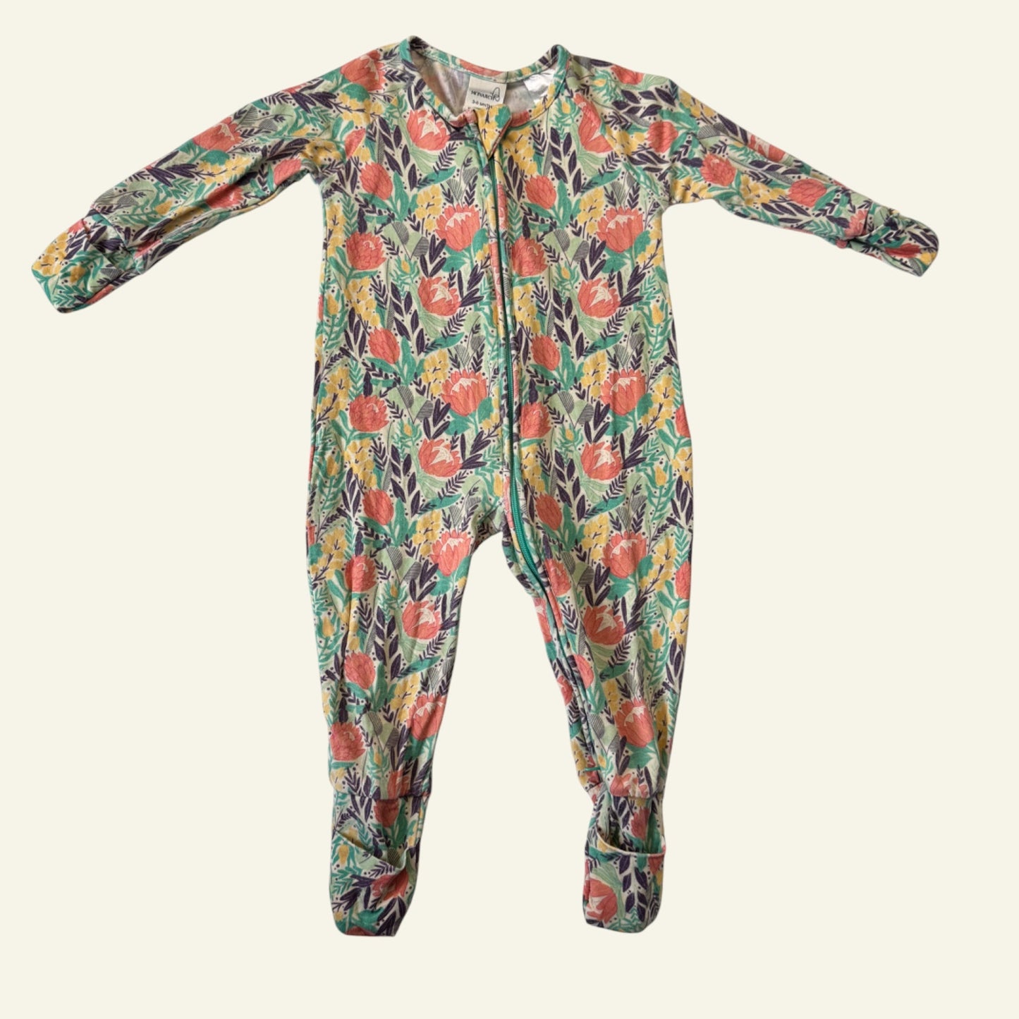 Monarch floral onesie size 00