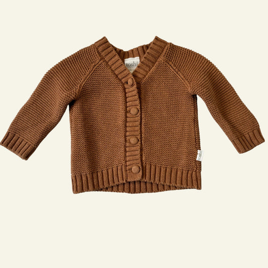 Toshi orange knit cardigan size 00