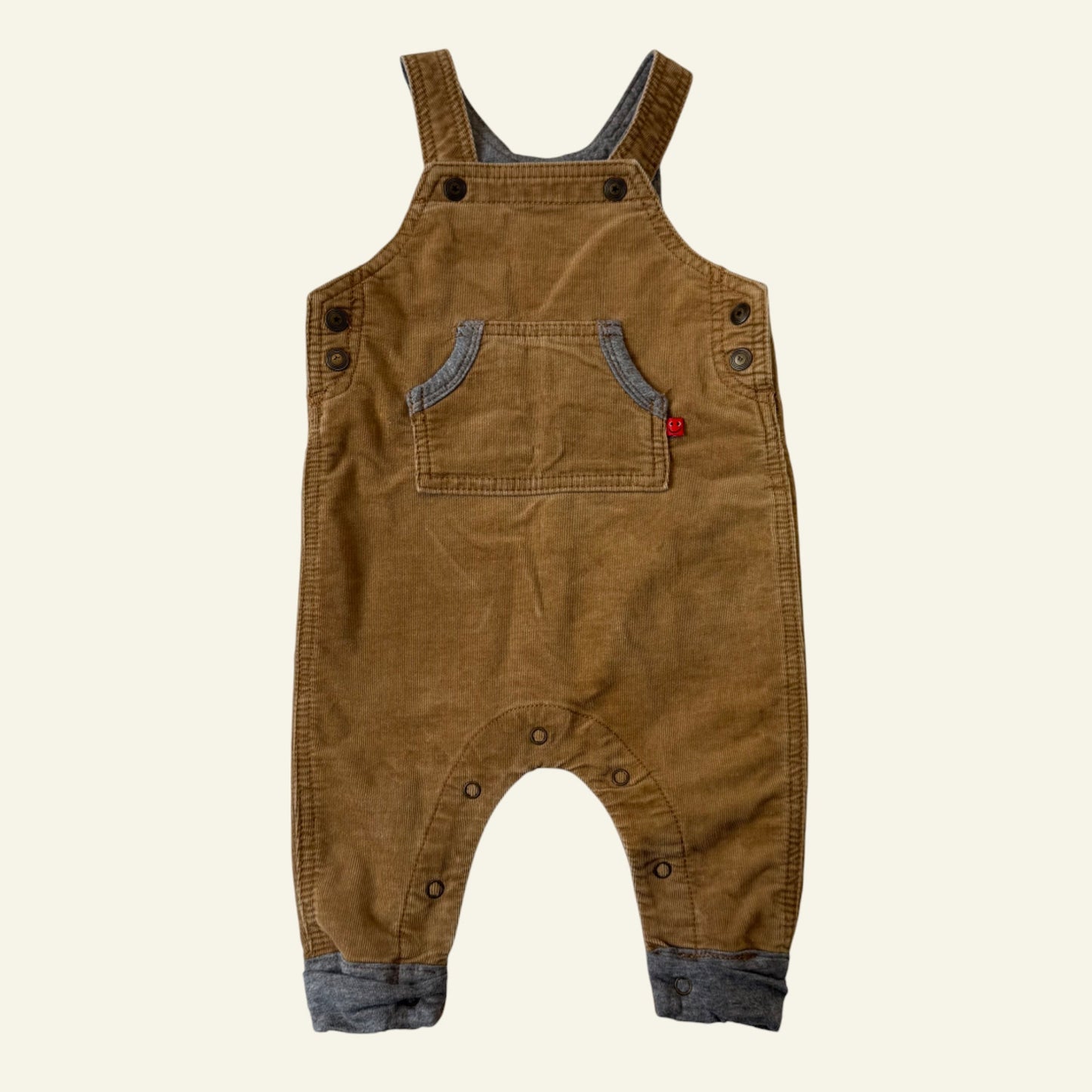 Jack & Milly brown cord overalls size 00