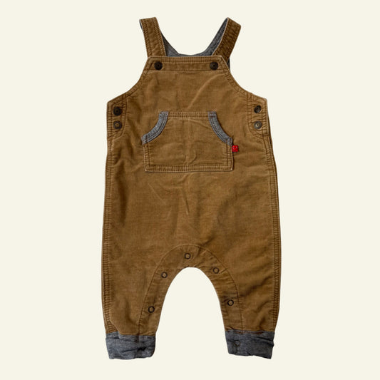 Jack & Milly brown cord overalls size 00