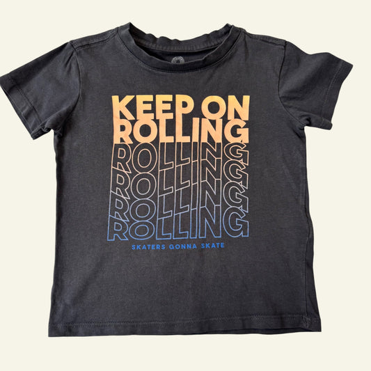 Cotton On keep on rolling t-shirt size 3