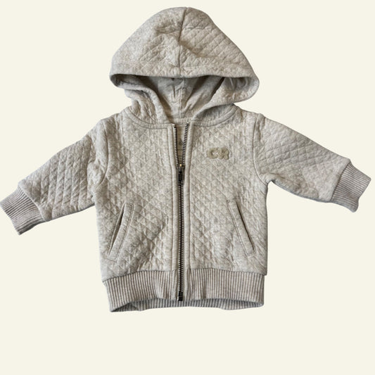 Country Road grey quilted jacket size 000