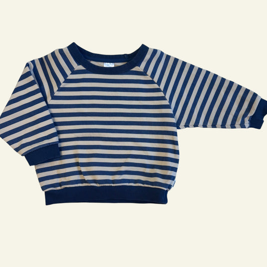 Bonds blue stripe jumper size 2