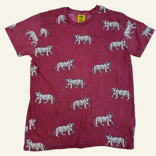 Band of Boys red tiger top size 7