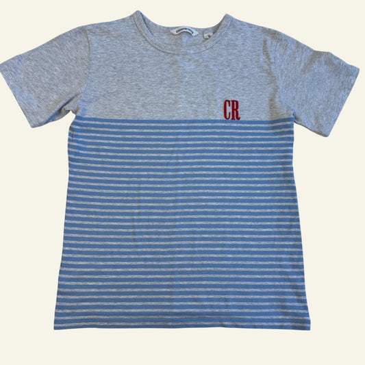 Country Road grey stripe top size 10