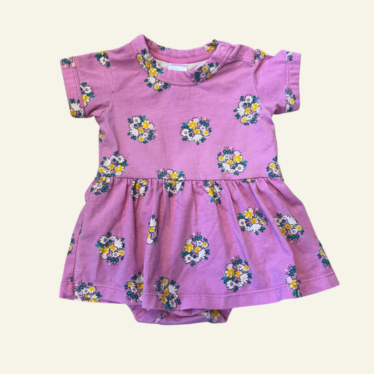 Bonds pink floral stretch dress size 000