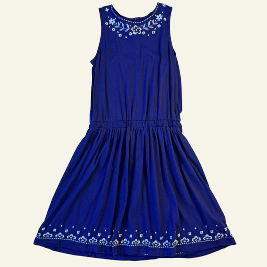 Boden navy floral dress size 13-14