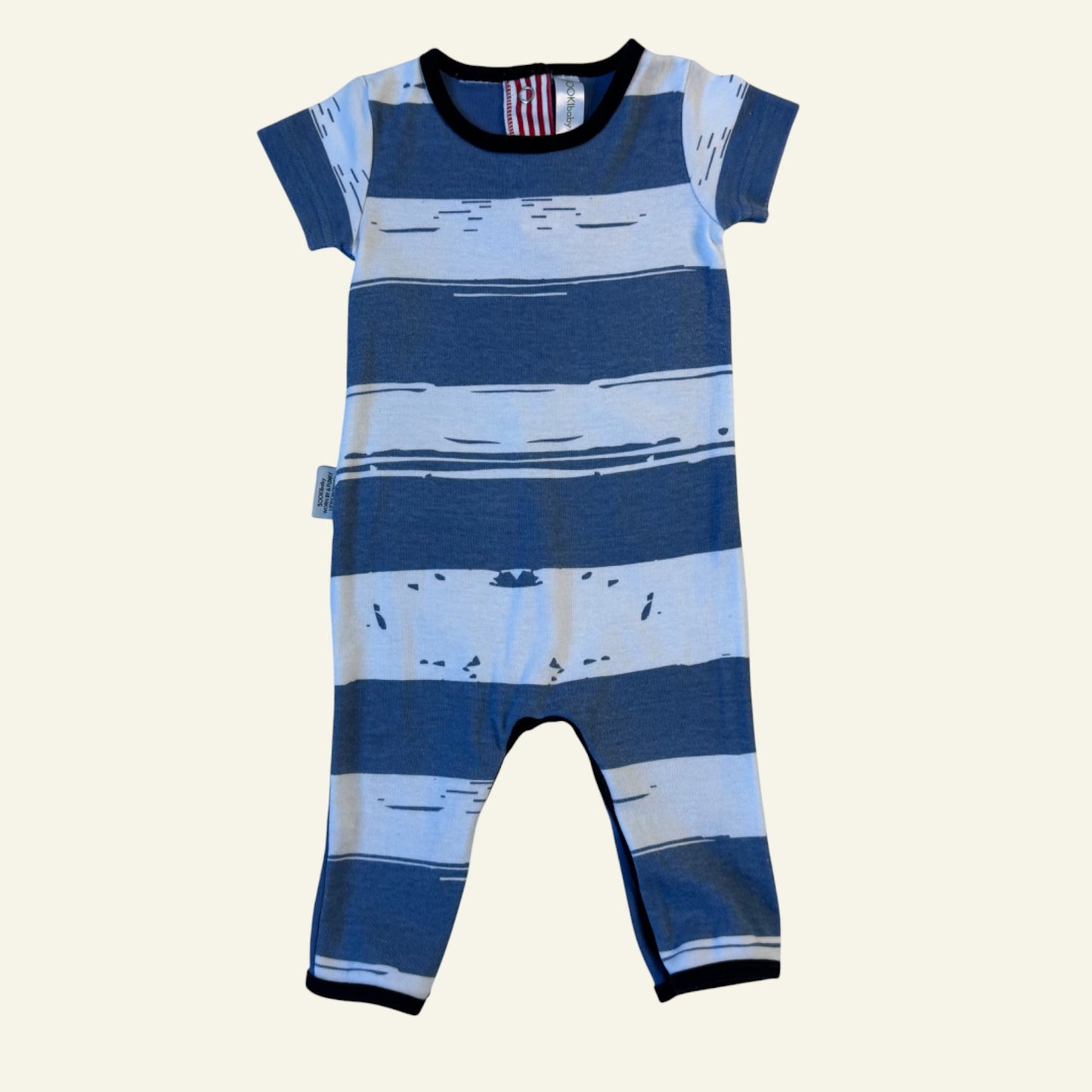 SOOKIbaby blue stripe suit size 000