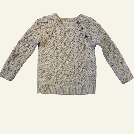 Dymples cream fleck knit size 2