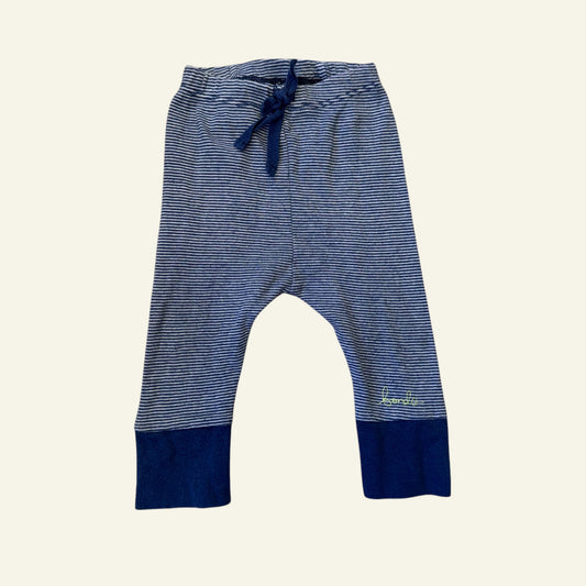 Bonds blue and white stripe leggings size 00