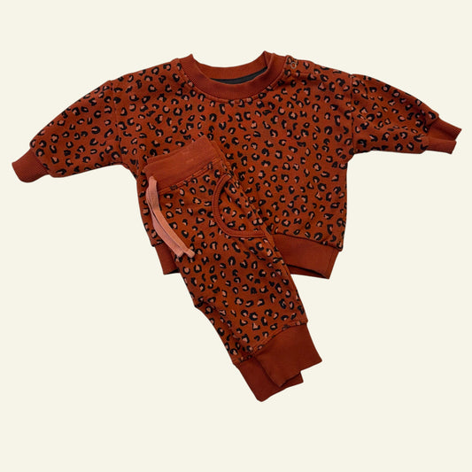 Baby Berry leopard tracksuit set size 00