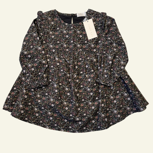Jamie Kay dark floral cord dress size 3