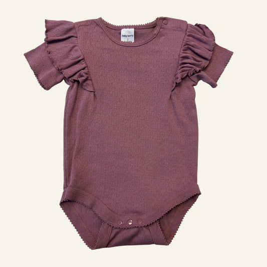 Baby Berry purple bodysuit size 1