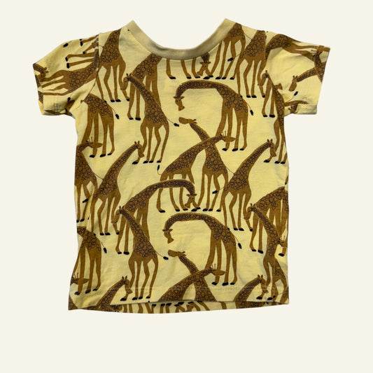 Seed yellow giraffe top size 3-6m