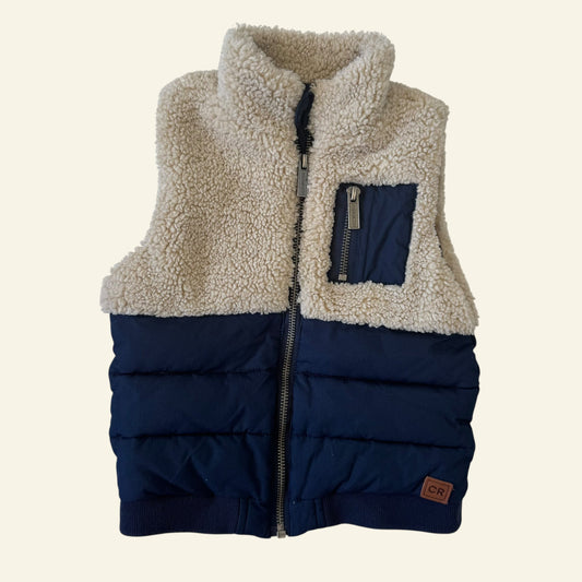 Country Road navy vest size 18-24 months