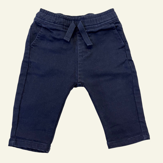 Seed navy pants size 0-3 months