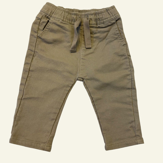 Seed tan pants size 3-6 months