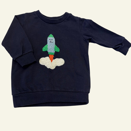 Seed navy jumper size 3-6 months