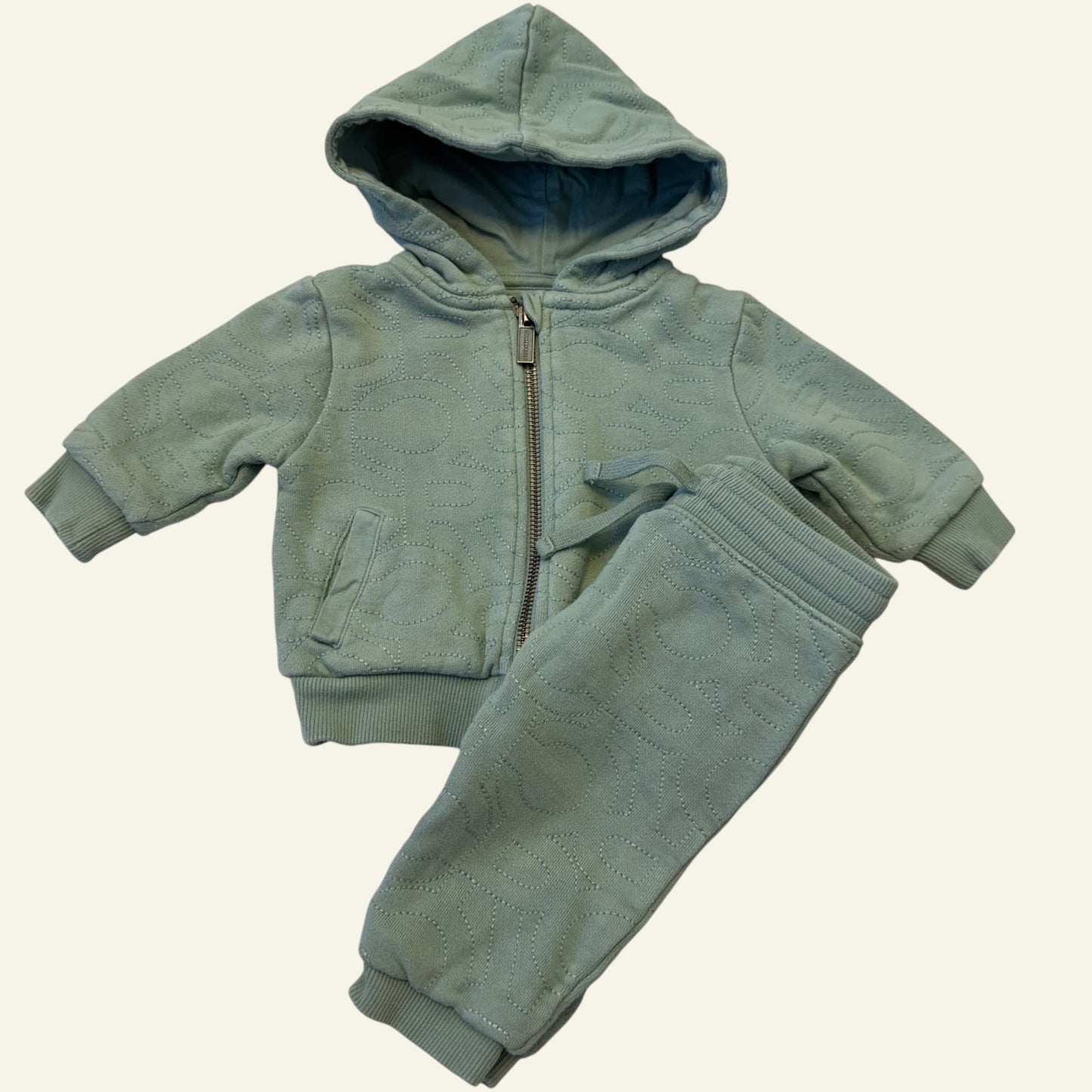 Country Road sage green tracksuit set size 3-6 months