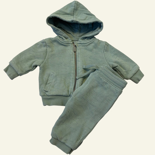 Country Road sage green tracksuit set size 3-6 months