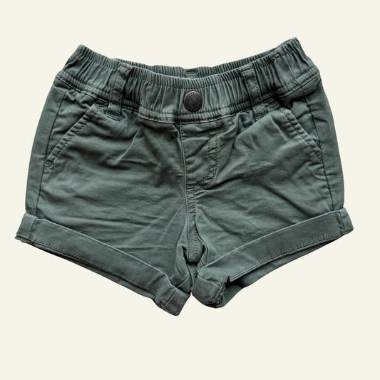 Country Road sage green shorts size 0-3 months