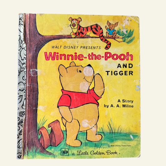 Little Golden Book - 'Winnie the Pooh and Tigger by A.A Milne (1979)