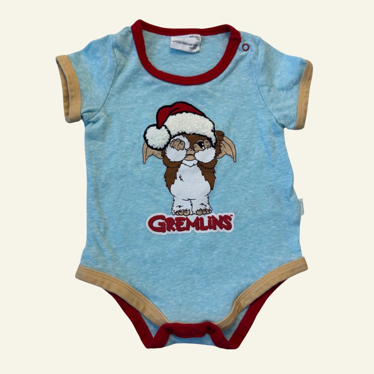 Peter Alexander gremlins Xmas romper size 00