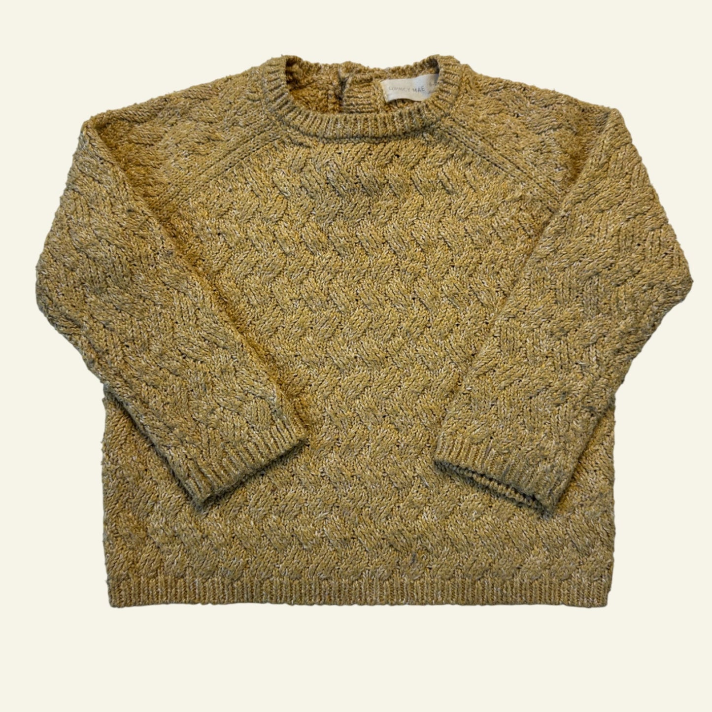 Quincy Mae yellow knit jumper size 6-12 months