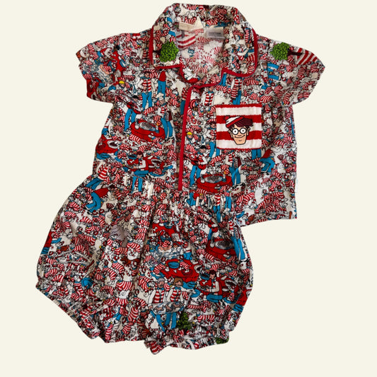 Peter Alexander Where’s Wally pyjamas size 00
