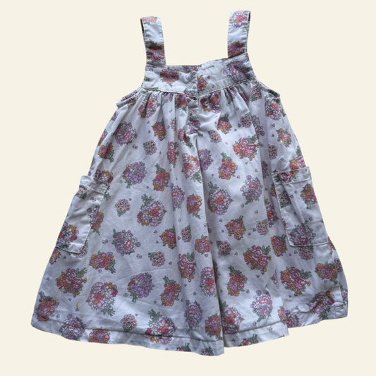 Cotton On white floral dress size 1