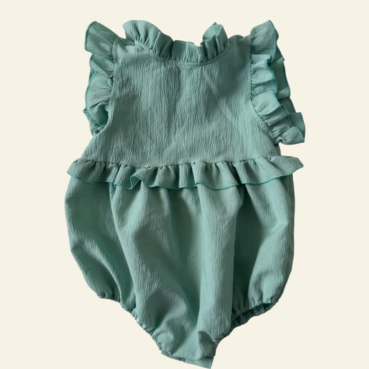 YiPeiBan teal onesie size 0-1