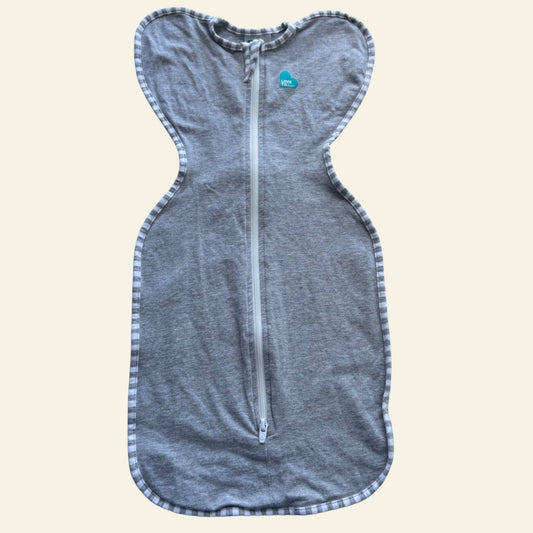 Love to Dream grey sleeping bag size NB 1.0 TOG
