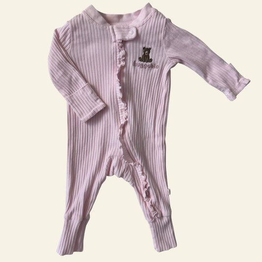 Huggies pink bear onesie size 000