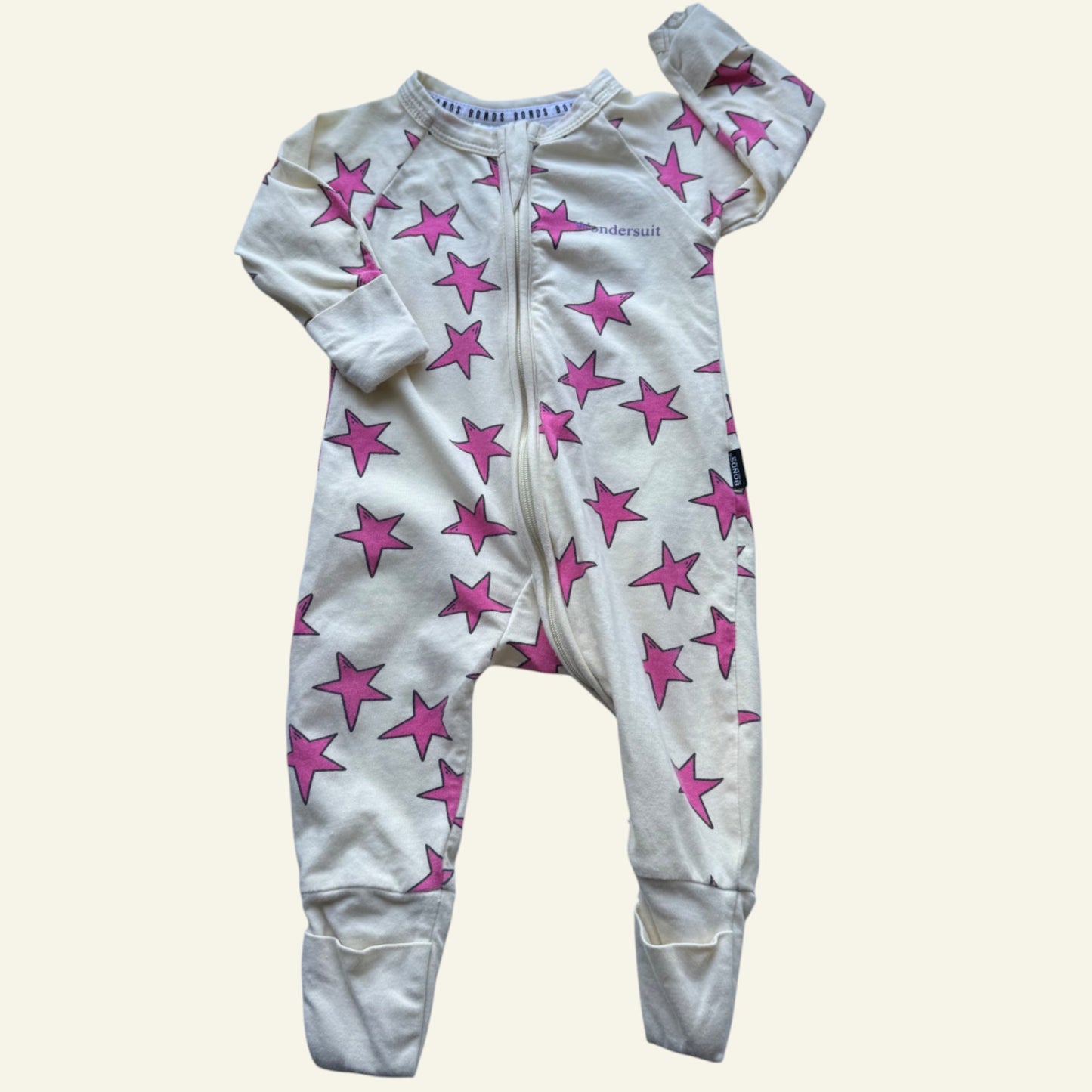 Bonds yellow star wondersuit size 000