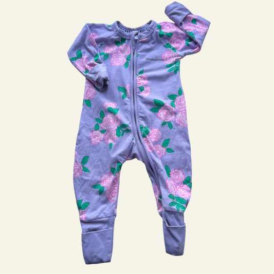 Bonds purple rose wondersuit size 000