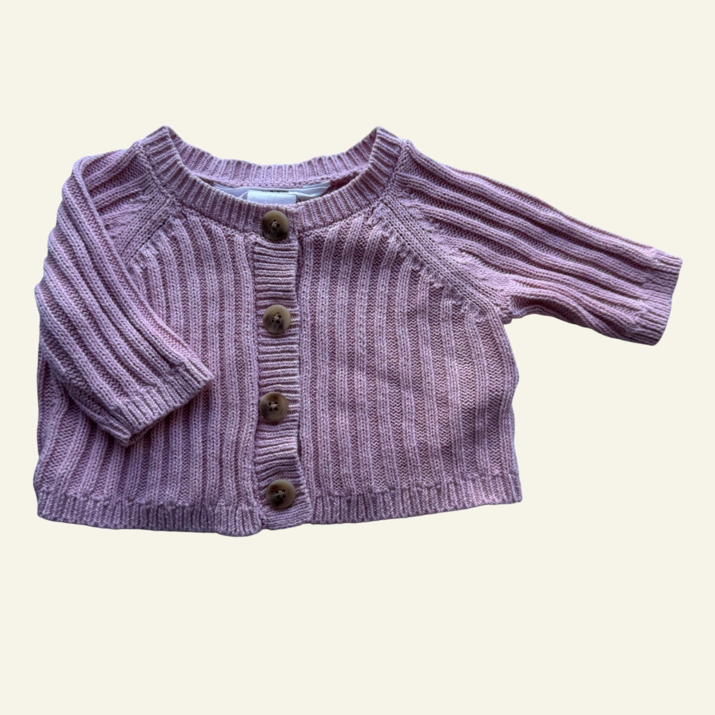 Cotton On pink cardigan size 00000