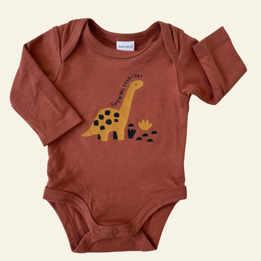 Baby Berry growing everyday dino bodysuit size 000