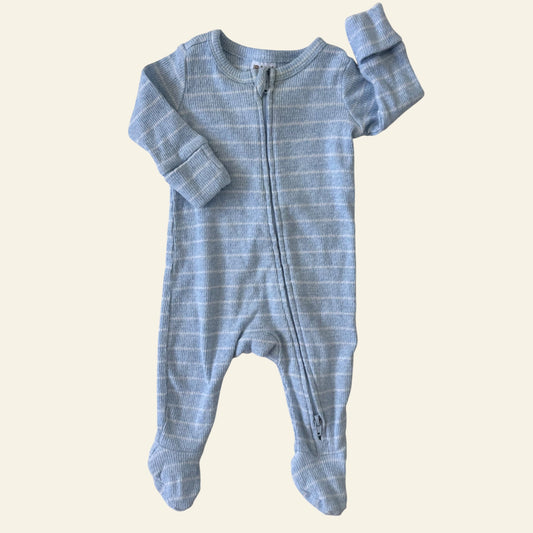 Cotton On blue and white stripe onesie size 0000 (Perfectly Imperfect)