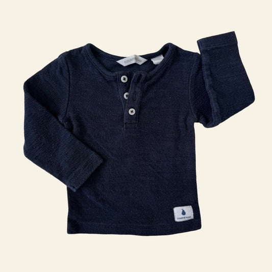 Country Road navy henley top size 000