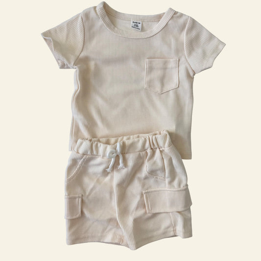 Shein cream set size 6-9 months