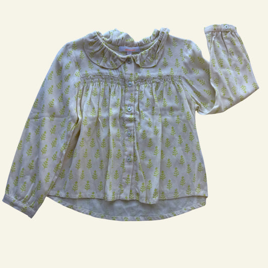 Kidsagogo yellow floral top size 18m