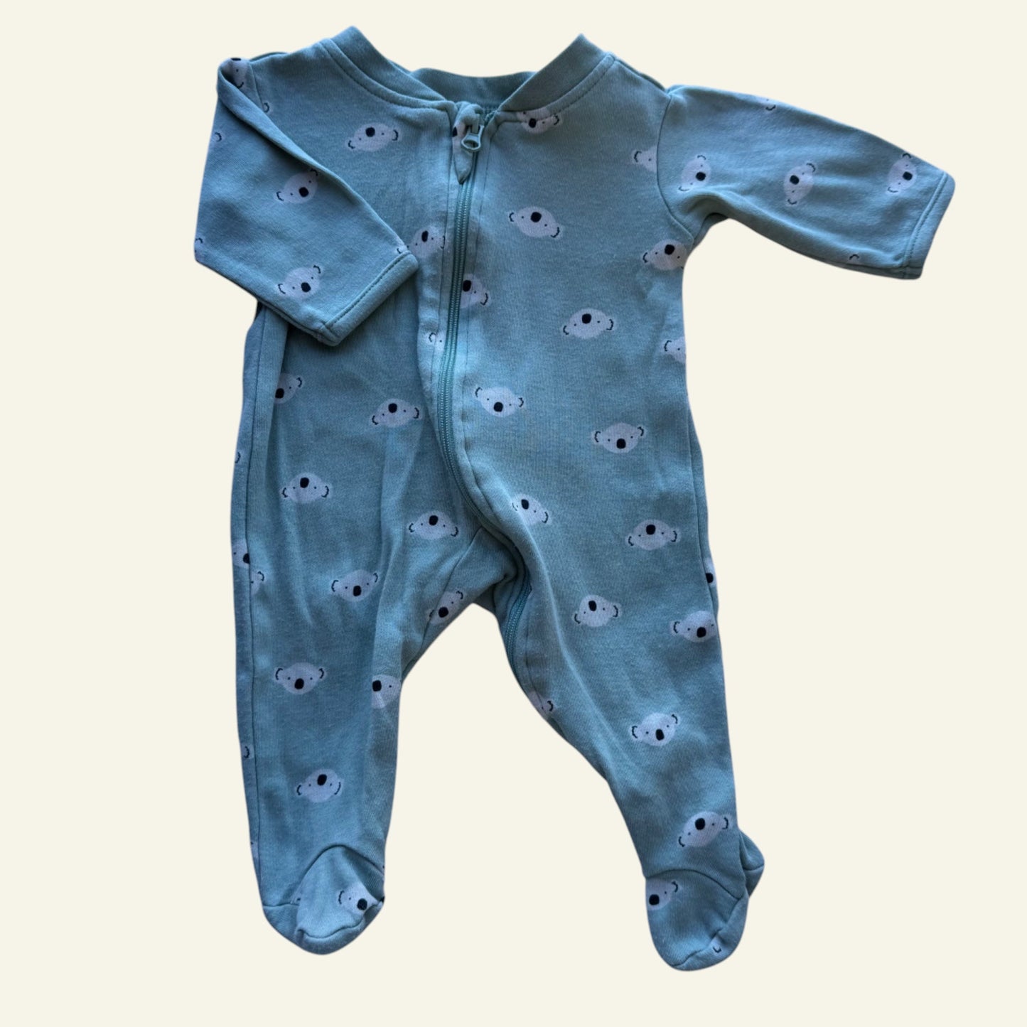 Anko green koala onesie size 0000