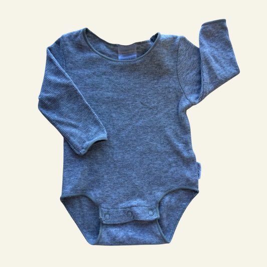 Bonds grey long sleeve bodysuit size 0000