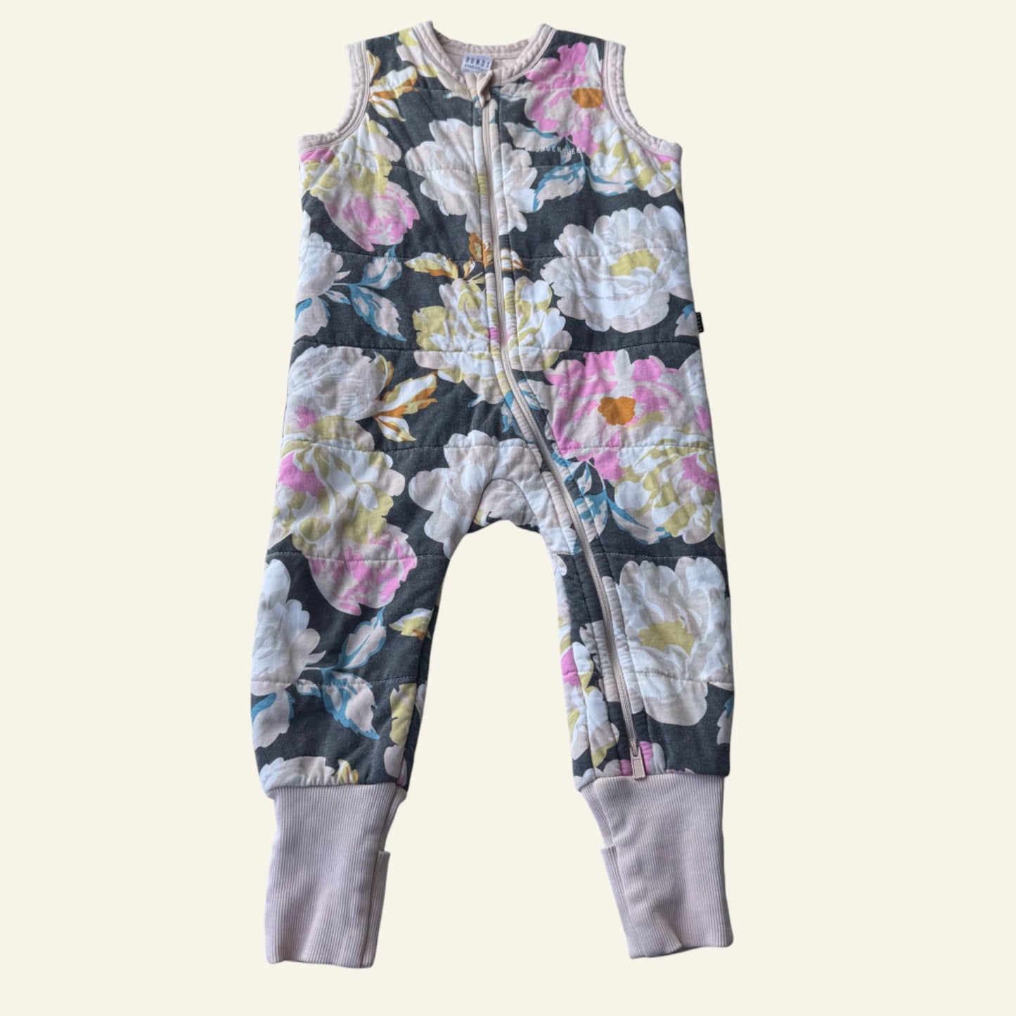 Bonds wondersleep floral sleepsuit size 1 (Perfectly Imperfect)